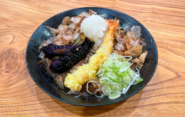 冷やしおろしそば（えび天入）